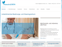 Tablet Screenshot of intensiv-leben.com